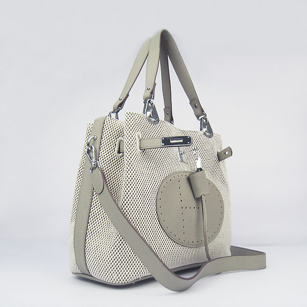 Fake Hermes New Arrival Double-duty handbag Grey 60668